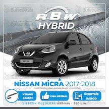 RBW Hybrid Nissan Micra 2017 - 2018 Ön Silecek Takımı