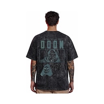 Tasarım Doctor Victor Von Doom Film Kahramanı Sırt Baskılı Unisex Siyah