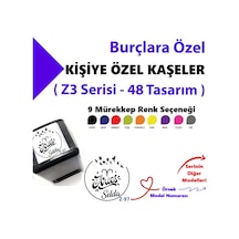 Kişiye Özel Kaşe Burçlu Kaşeler, Otomatik Burç Tasarımlı Kaşe Z3 Serisi