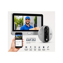 Cmr101 Akıllı Kapı Zili İle Güvende Kalın Akıllı Kamera İle 7/24 Koruma Tek Dokunuşta Güvenlik