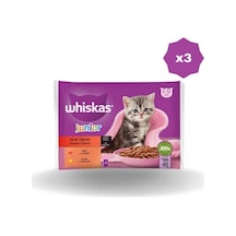 Whiskas Yaş Mama Poşet Yavru 340 Gr - 3 Adet