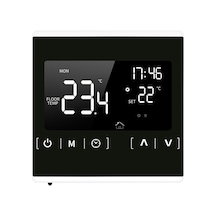Youtek Beyaz Dokunmatik Mikroişlemci Kontrollü Zemin Isıtma Termostati - Ac85-250v, 1 C Hassasiyetli, 5-50 C Ayar Aralığı Mh1822d
