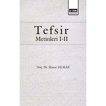 Tefsir Metinleri I-ıı / Doç. Dr. Hasan Yılmaz