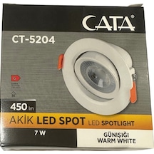 Cata Ct-5204 7w 3200k Gün Işığı Akik Sıva Altı Led Spot 8 Adet