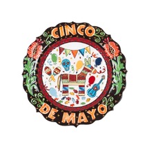 Seramik Tabak Cinco De Mayo 25 Cm No.1
