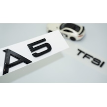 Audi A5 Tfsi Parlak Siyah Abs 3m 3d Bagaj Yazı Logo