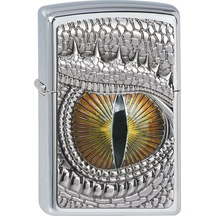 Zippo Dragon Eye Emblem Dizayn Çakmak Gri
