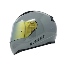 Ls2 Rapıd 2 Nardo Gri Fullface Motosiklet Kaskı Gold Camlı Nardo Gri