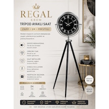 Regal Krom Tripod Ayaklı Saat