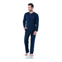 Pierre Cardin 5454 Erkek Uzunkollu Penye Pijama Takımı