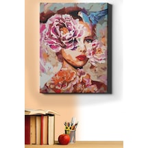 Webstyle Sayılarla Boyama Seti Kasnaklı Masal Kadın 60 X 75 Cm
