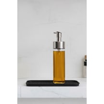 Siyah Silikon Yağdanlık Yağlık Standı Altlık Çok Amaçlı Organizer Sabunluk Altlığı 23x10 Cm Diğer