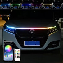 Drl Ön Kaput Gündüz Ledi App ve Kumanda Kontrol Rgb Led Şerit