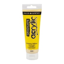 Daler Rowney Graduate Akrilik Boya 120Ml Primary Yellow 603