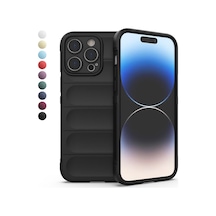 Apple Uyumlu iPhone 14 Pro Max Kılıf Optimum Lens Çerçeveli Silikon Kapak