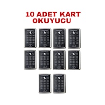 Sr-204 Mf Mifare Kartlı Ve Şifreli Geçiş Sistemi Rfıd Kart Okuyucu 13.56 Mhz 10 Adet