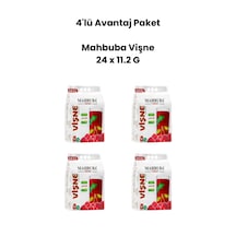 Mahbuba Vişne 4'lü Avantaj Paket Soğuk Veya Sıcak Tüketilebilir Toz İçecek 24 X 11.2 G 11.2 G