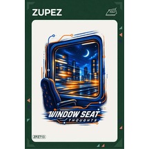 Zpz713 Window Seat Thoughts Ütüyle Uygulanabilir Transfer Baskı - 911529572