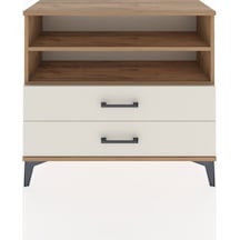 Arges Şifonyer 2 Raflı 2 Çekmeceli 88x30x80 Çam-aytaşı Atlas Çam