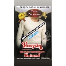 Hasyün Erkek Uzun Kollu 2 Li Fanila Yün Içlik Termal Içlik Doğal