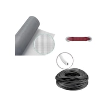 Netpen 3'lü Sineklik Seti 800x120 Cm Tül, 24 Mt. Siyah Conta, Fit