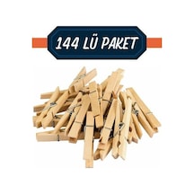 144 Adet Ahşap Mandal Seti 714299