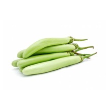 Eko Paket 50 Adet Tohum Nadir İthal Yeşil Uzun Patlıcan Tohumu Kemer Patlıcan
