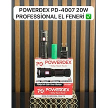 Pd-4007 Profesyonel Şarjlı 20w 1200 Lümen El Feneri Diğer