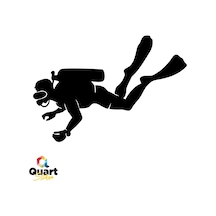 Dalgıç Scuba Diving Kurbağa Adam Oto Sticker Araba Cam Sticker
