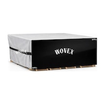 Wovex Gri Siyah Kombinasyonlu Bahçe Masa Mobilya Brandası,teras Koltuk Branda,su Geçirmez Uv Korumalı, Mobilya Ört Çok Renkli