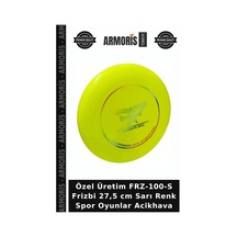 Özel Üretim Frz-100-s Frizbi 27,5 Cm Sarı Renk Spor Oyunlar Acikhava