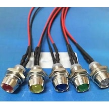 5Mm Diffuser Metal Başlı Led 0,22Mm 20Cm