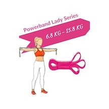 Powerband Direnç Lastiği Ve Egzersiz Bandı Pembe