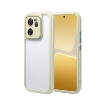 Zore Xiaomi Mi 13t Kılıf Kamera Korumalı Renkli Kenar Ve Çerçeve Tasarımlı Nvth Vitamin Kapak-yeşil