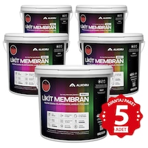 Alkoru 5 Adet 13 Kg Kırmızı Likit Membran Avantaj Paket
