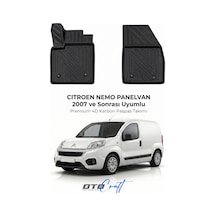 Otocraft Citroën Nemo Pv 2007+ Araca Özel 4d Karbon Oto Paspas Havuzlu Tam Set