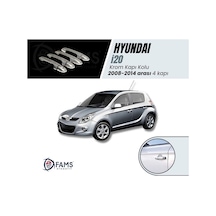 Hyundai İ20 Krom Kapı Kolu 4 Kapı 2008-2014 Arası Paslanmaz Çelik