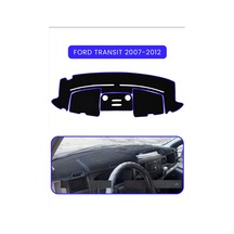 Ford Transit 2007-2012 Torpido Koruma Halısı Mavi Kenar