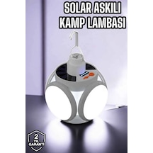 Mey Najmaddin Güneş Enerjili Solar Aydınlatma Kamp Çadır Lambası Şarjlı Ampül Led Şarjlı El Feneri Işıldak Renkli