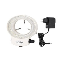 144 Led Stereo Mikroskop Halka Işık - Dimmerli Parlaklık Ayarlı Ring Light Aydınlatma Beyaz