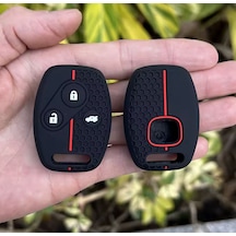 Honda Civic Fd6 Crv Accord Uyumlu 3 Tuşlu Silikon Anahtar Kılıfı