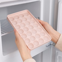 Şık Ve Pratik Buz Küreleri İçin Yuvarlak Buz Kalıbı İçeceklerinize Tarz Katın Kolay Kullanımlı Plast Diğer