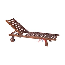Motoryagmarket Riva Kademeli Ahşap Set: 2 Adet Şezlong + Sehpa