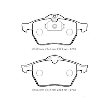 Opel Vectra B 99/02 Ön Fren Balatası Kablosuz Disk 155,3x74,1x19/156,3x74,1x18,5 Bramax - Fren Ve Ekipmanları