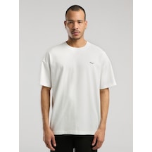Everlast Ever Classics Oversize Arkası Baskılı Beyaz Erkek Tişört Beyaz
