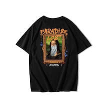 Brz Collection Unisex Oversize Paradise Lost T-shirt-siyah Siyah