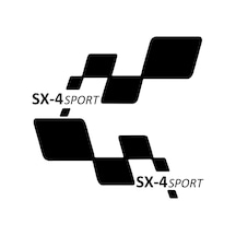 Sx-4 Sport Etiket Yapıştırma 30cmx11cm Mmd310