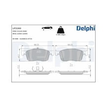 Delphı Lp3260 On Fren Balatasi 155253709 1613260780 1678168280