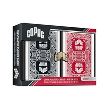 Wsop 2024 World Series Of Poker Edition, Premium Pvc Poker Kartları, İki Deste Kırmızı, Siyah