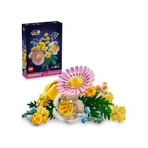 Küçük Sarı Buket 10347-9 Yaş Ve Üzeri Kız Ve Erkek Çocuklar İçin Papatya, Şakayık Ve Lale Dahil Yapay Çiçekler İçeren Yaratıcı Dekoratif Çiçek Buketi Yapım Seti 373 Parça